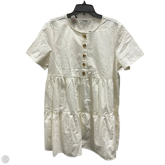 Dress Casual Short By Madewell In Cream, Size: L