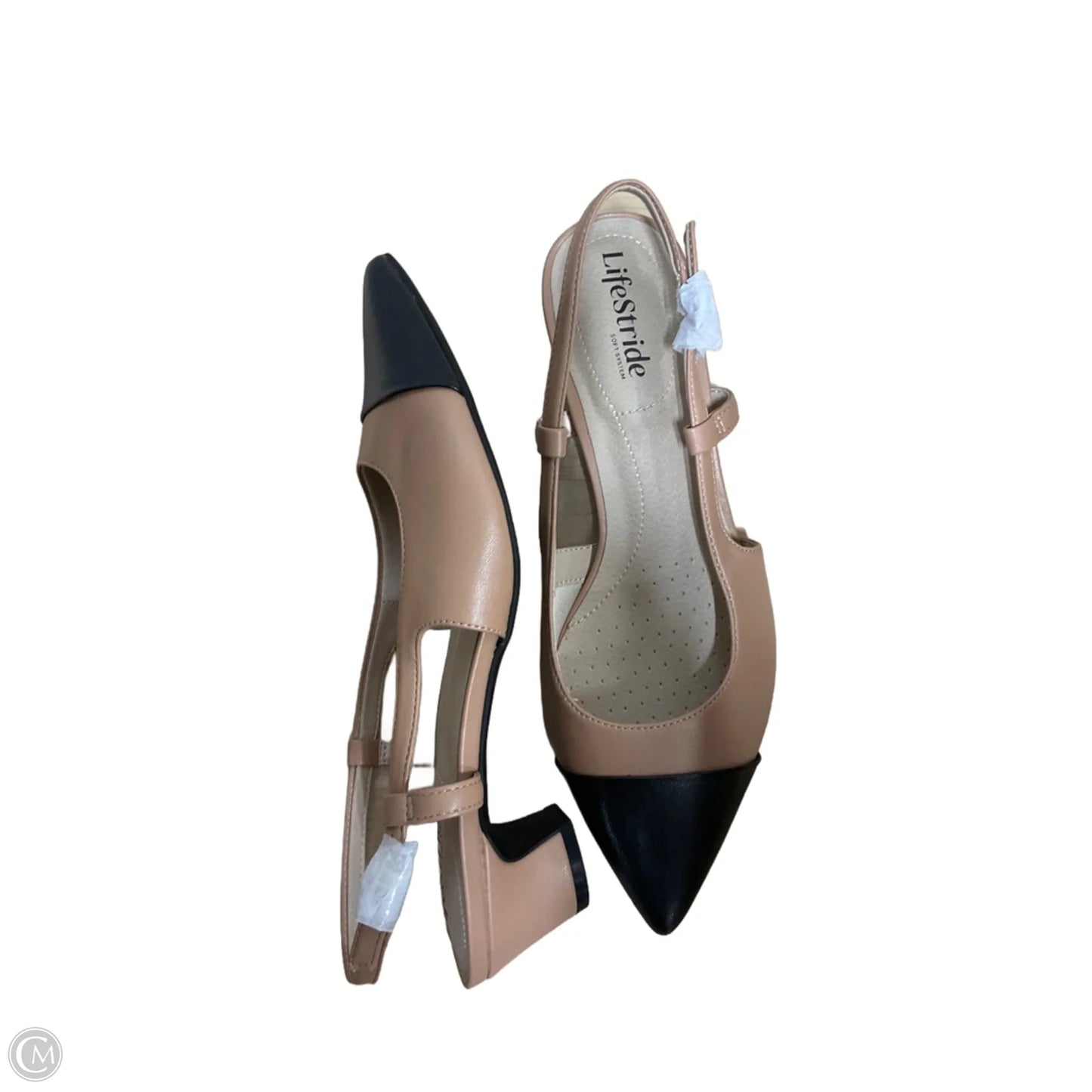 Shoes Heels Kitten By Life Stride In Tan, Size: 9