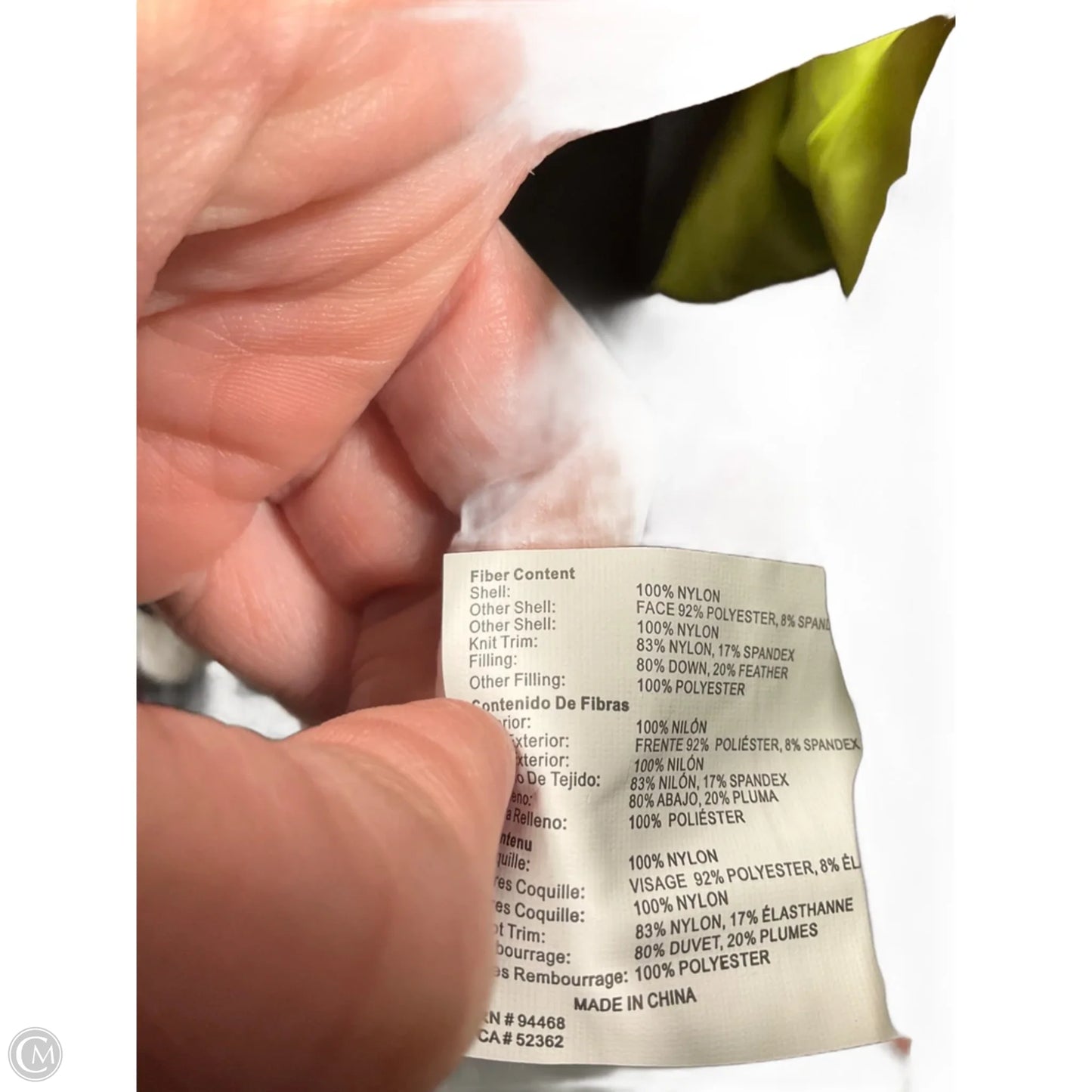 Jacket Puffer & Quilted By Cmb In Black, Size: L