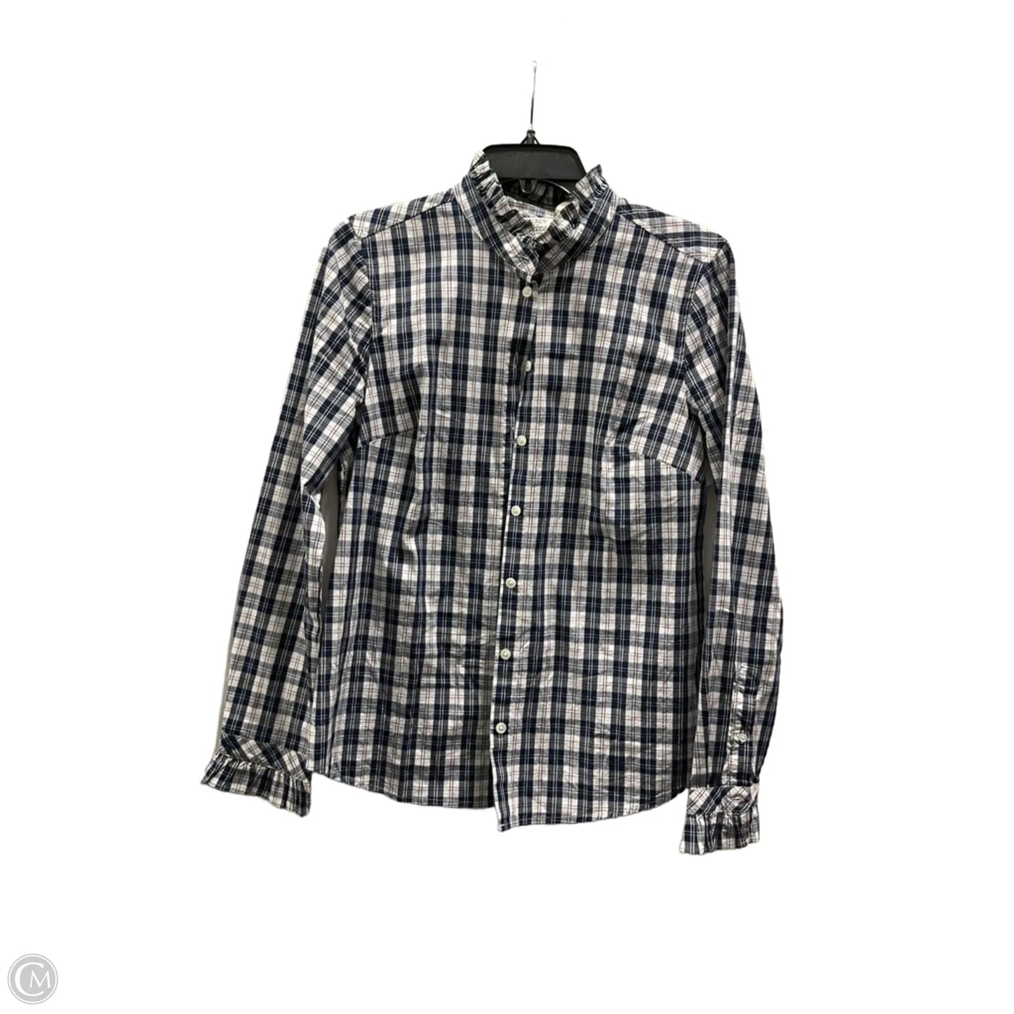 Top Long Sleeve By J. Crew In Blue, Size: S