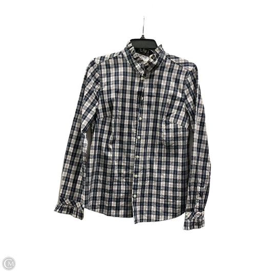 Top Long Sleeve By J. Crew In Blue, Size: S