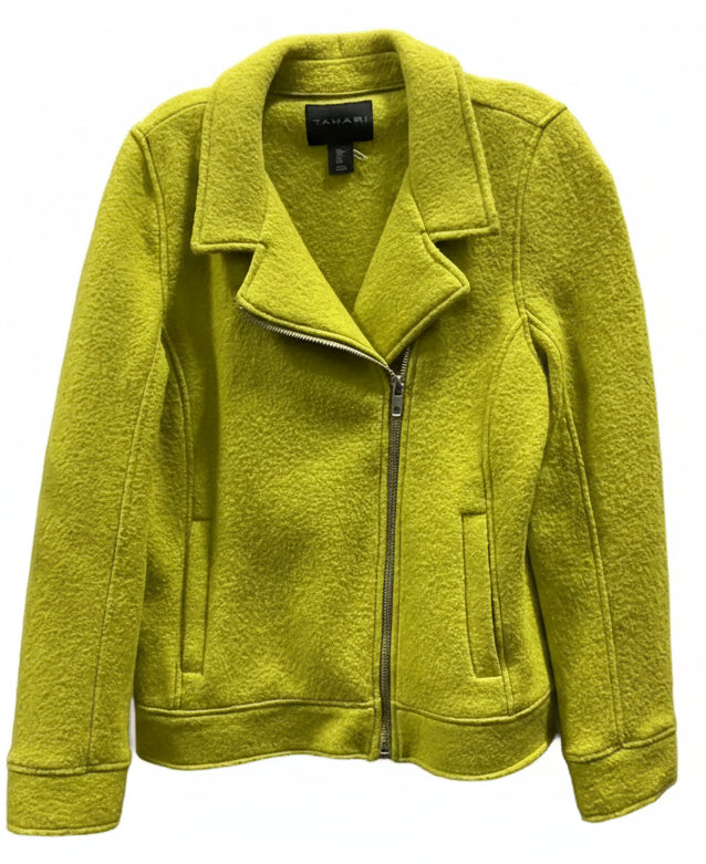 Coat Wool By Tahari In Green, Size: L