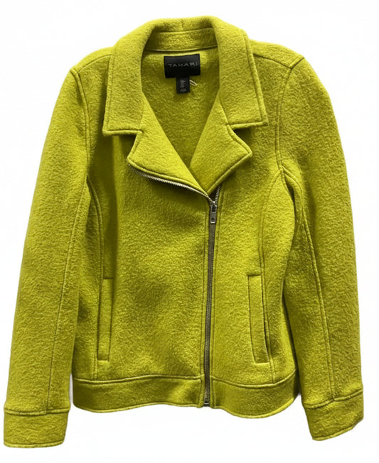 Coat Wool By Tahari In Green, Size: L