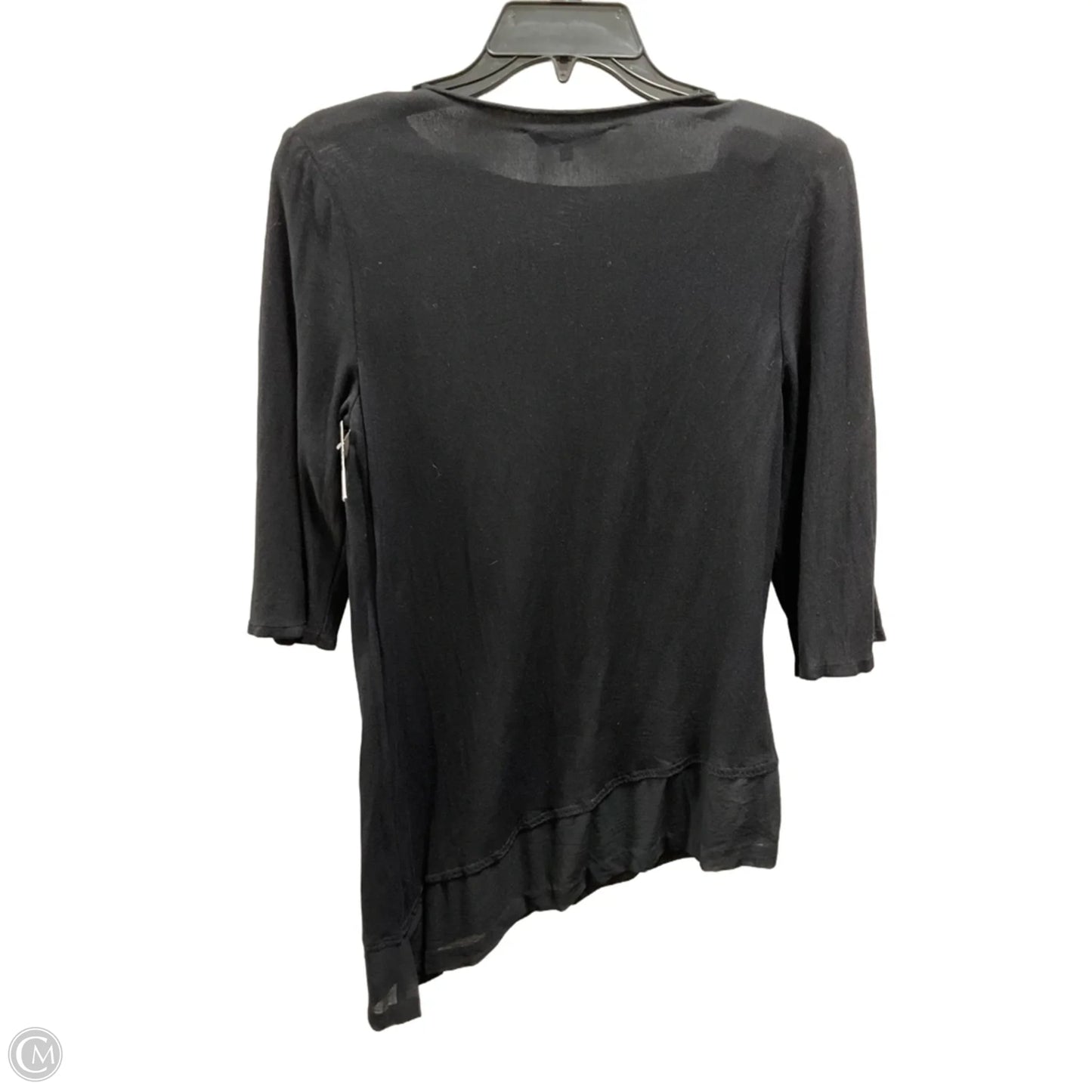 Top 3/4 Sleeve By Misook In Black, Size: S