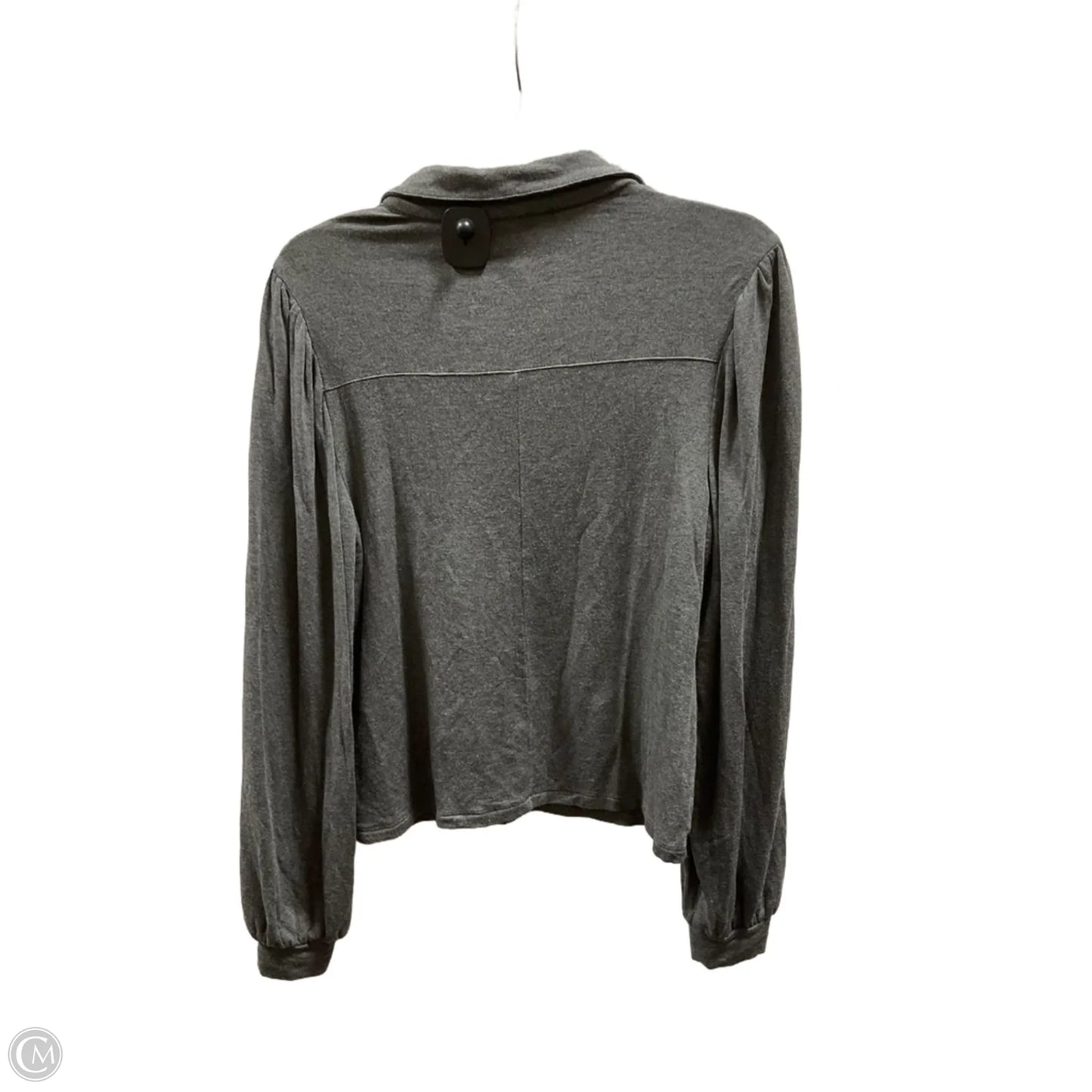Top Long Sleeve By White House Black Market In Grey, Size: S
