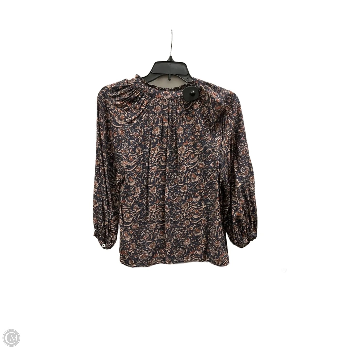 Top Long Sleeve By Cmc In Blue, Size: Xs