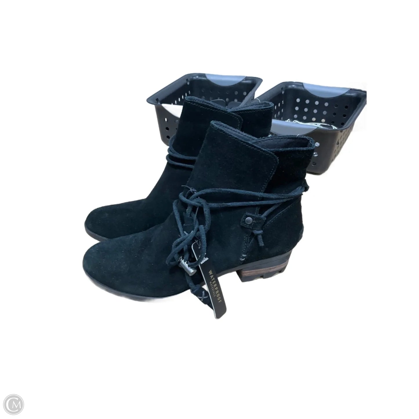 Boots Ankle Heels By Sorel In Black, Size: 8