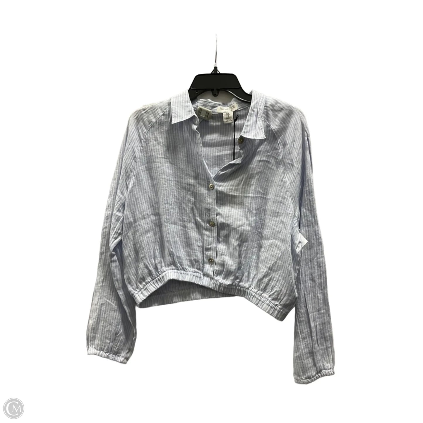 Top Long Sleeve By Rachel Zoe In Blue, Size: M