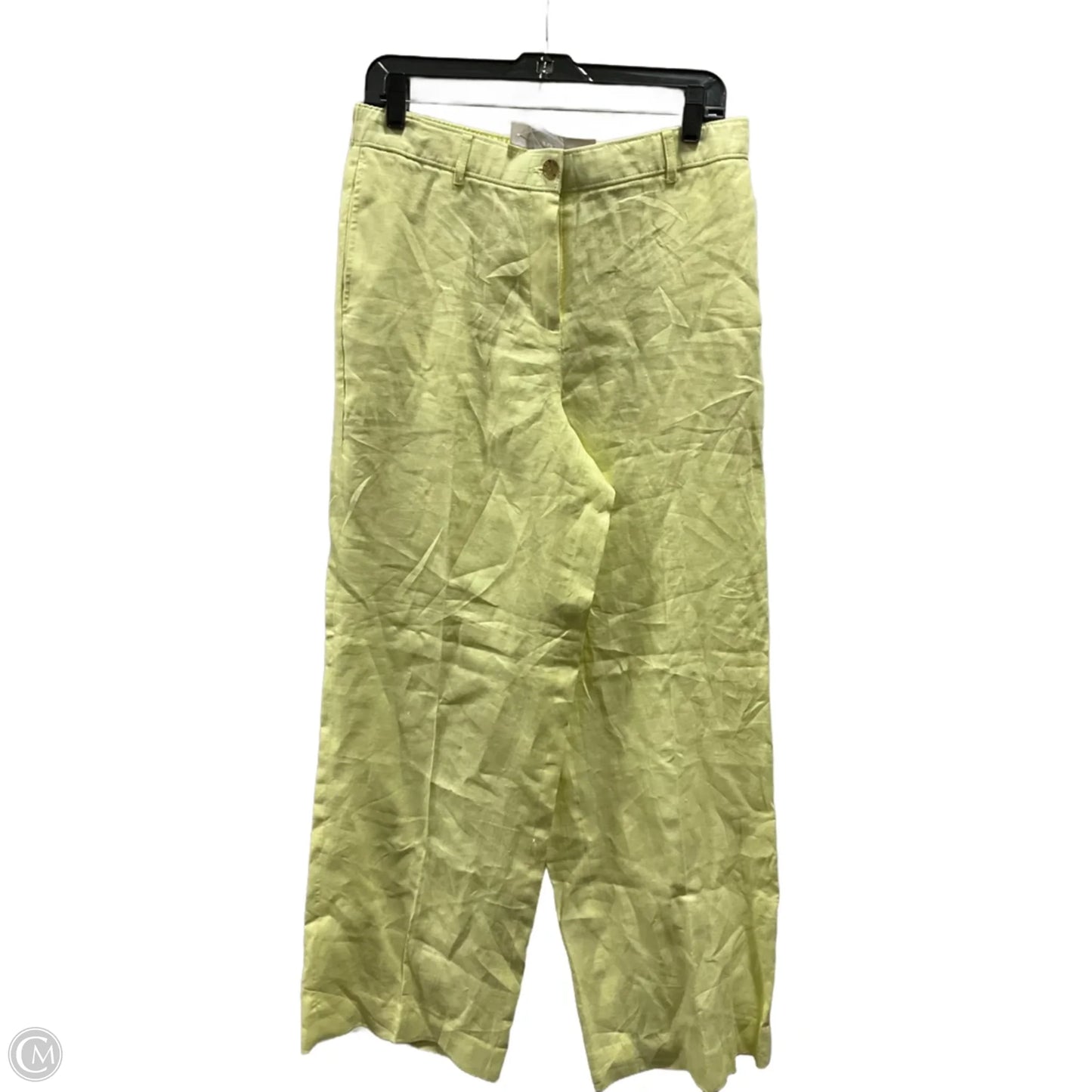 Pants Linen By J. Crew In Yellow, Size: M
