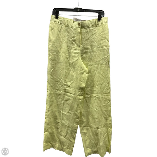 Pants Linen By J. Crew In Yellow, Size: M