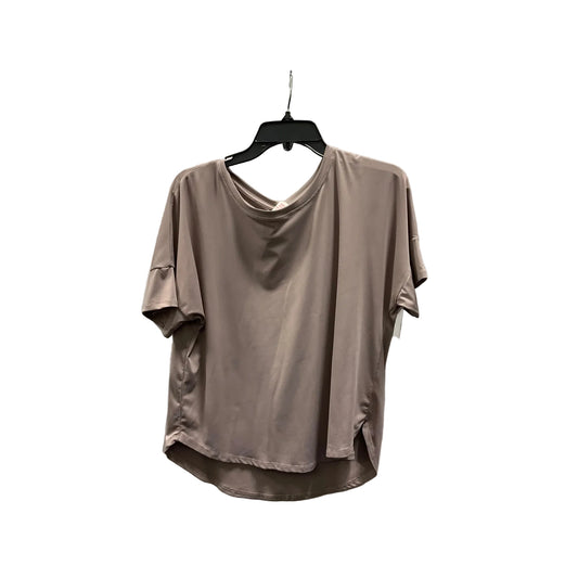 Athletic Top Short Sleeve By Kyodan In Pink, Size: M