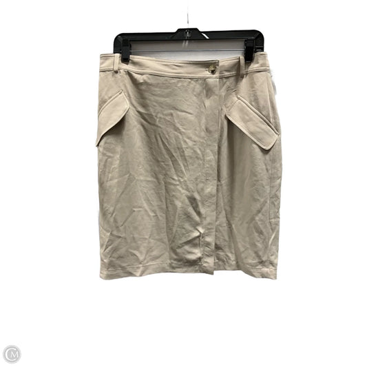 Skirt Mini & Short By Banana Republic In Cream, Size: 10