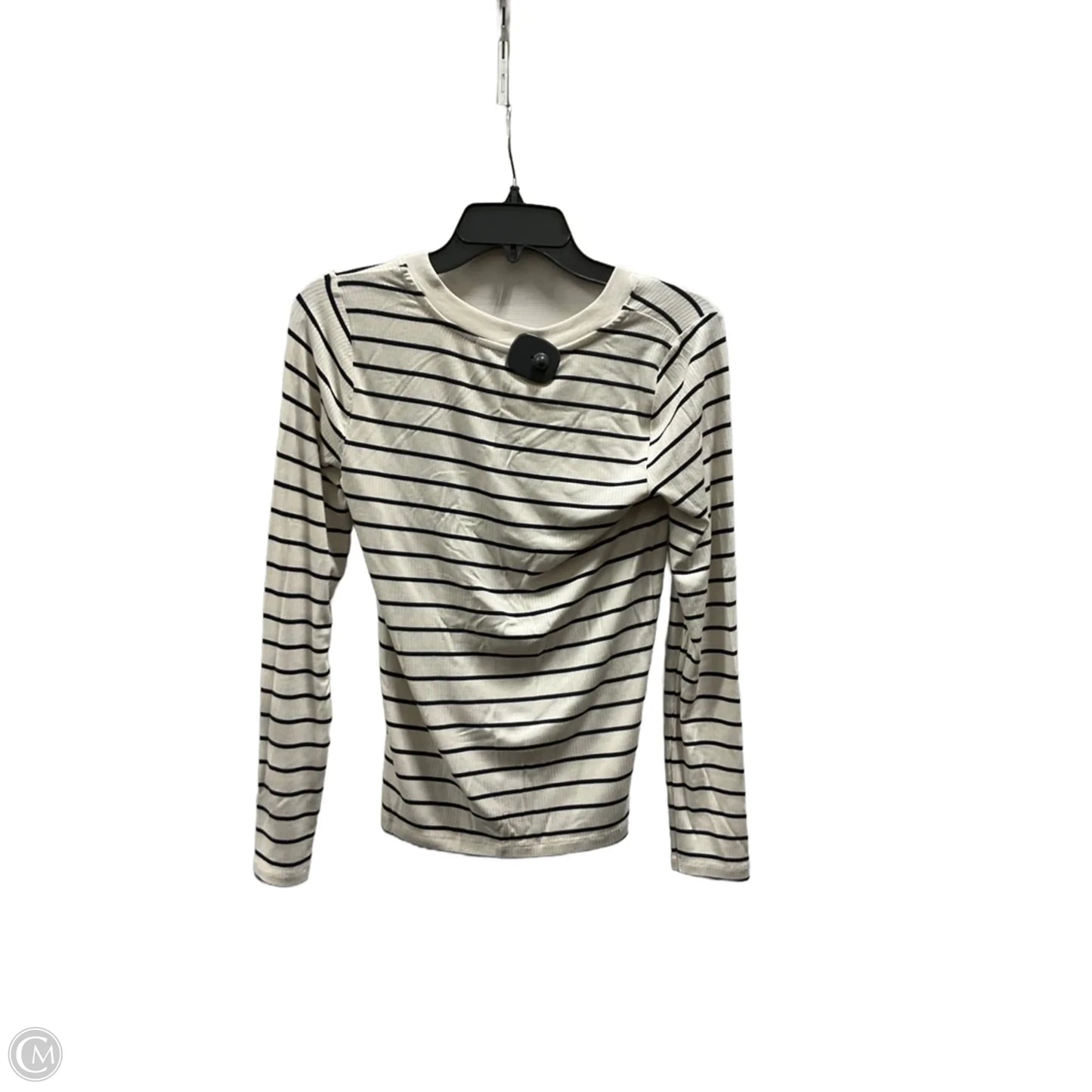Top Long Sleeve By Loft In White, Size: S