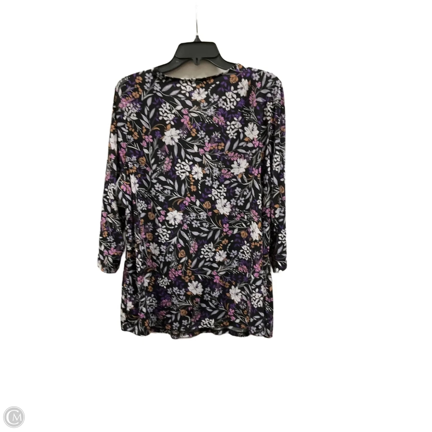 Top 3/4 Sleeve By Lane Bryant In Purple, Size: 1x