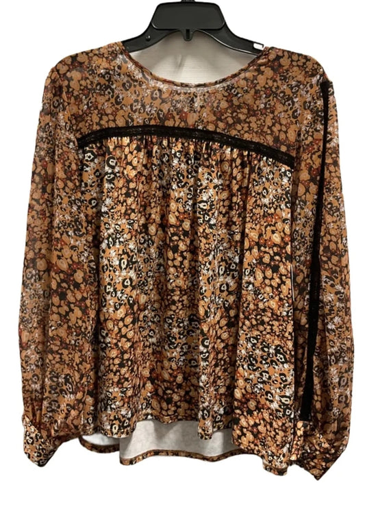 Top Long Sleeve By Belldini In Yellow, Size: 2x