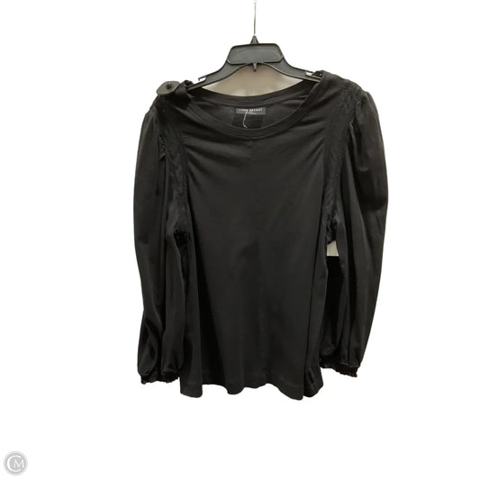 Top Long Sleeve By Lane Bryant In Black, Size: 1x