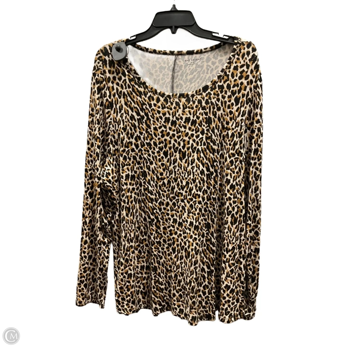 Top Long Sleeve By Lane Bryant In Animal Print, Size: 1x