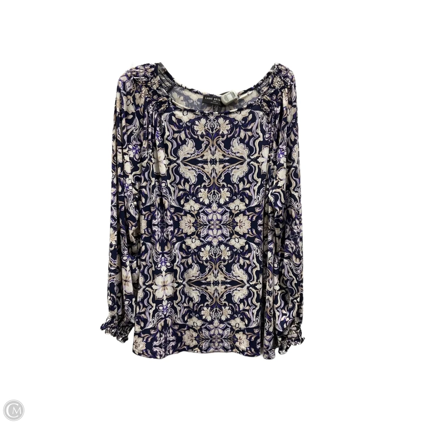 Top Long Sleeve By Lane Bryant In Purple, Size: 1x
