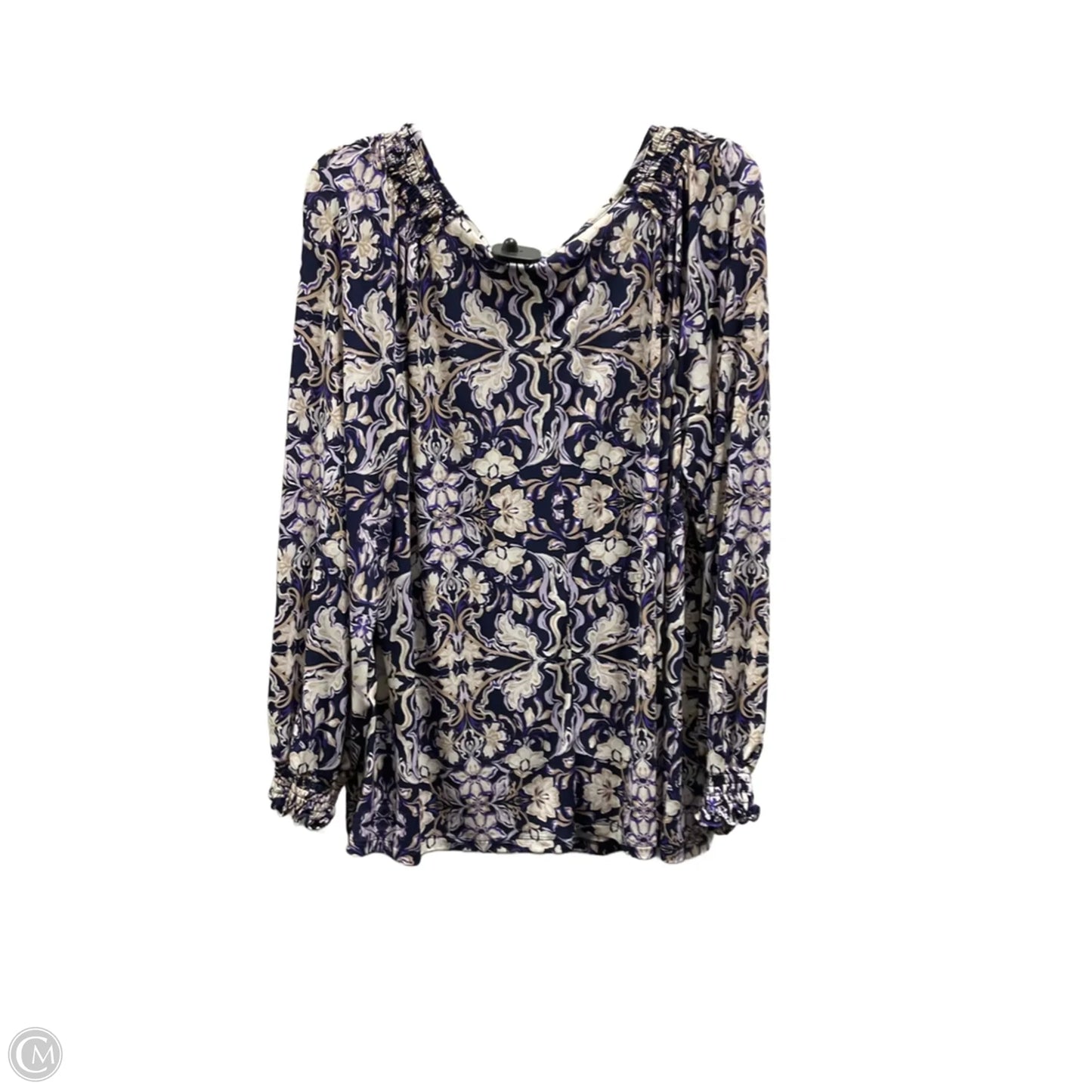 Top Long Sleeve By Lane Bryant In Purple, Size: 1x