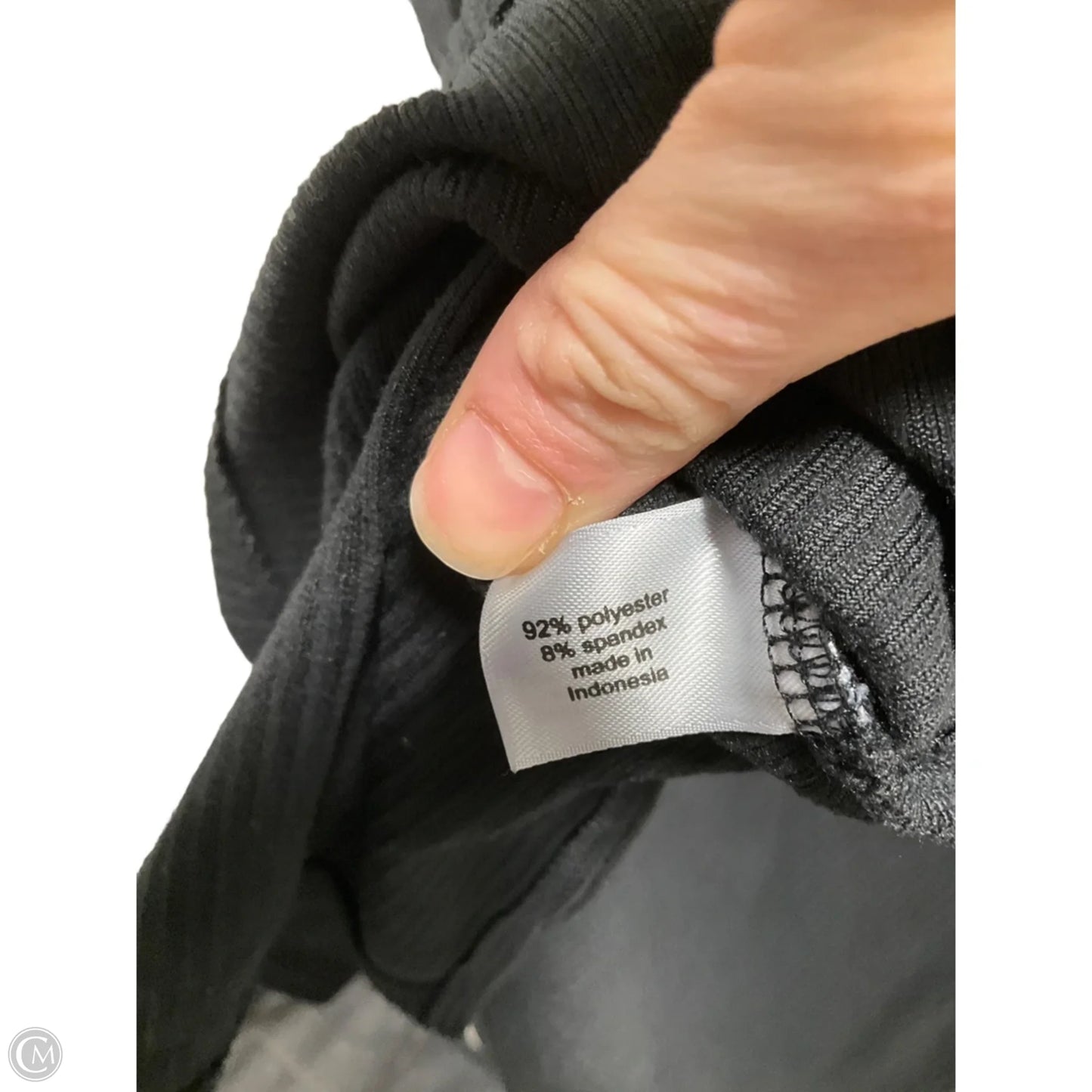 Top Short Sleeve Basic By Lane Bryant In Black, Size: 1x