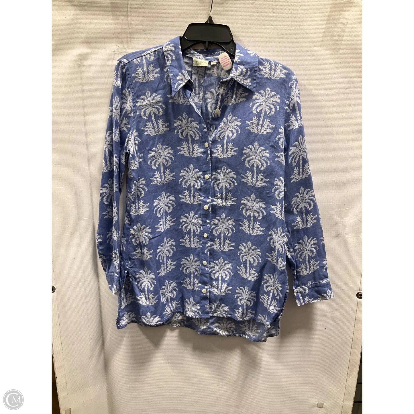 Top Long Sleeve By Spartina In Blue, Size: S