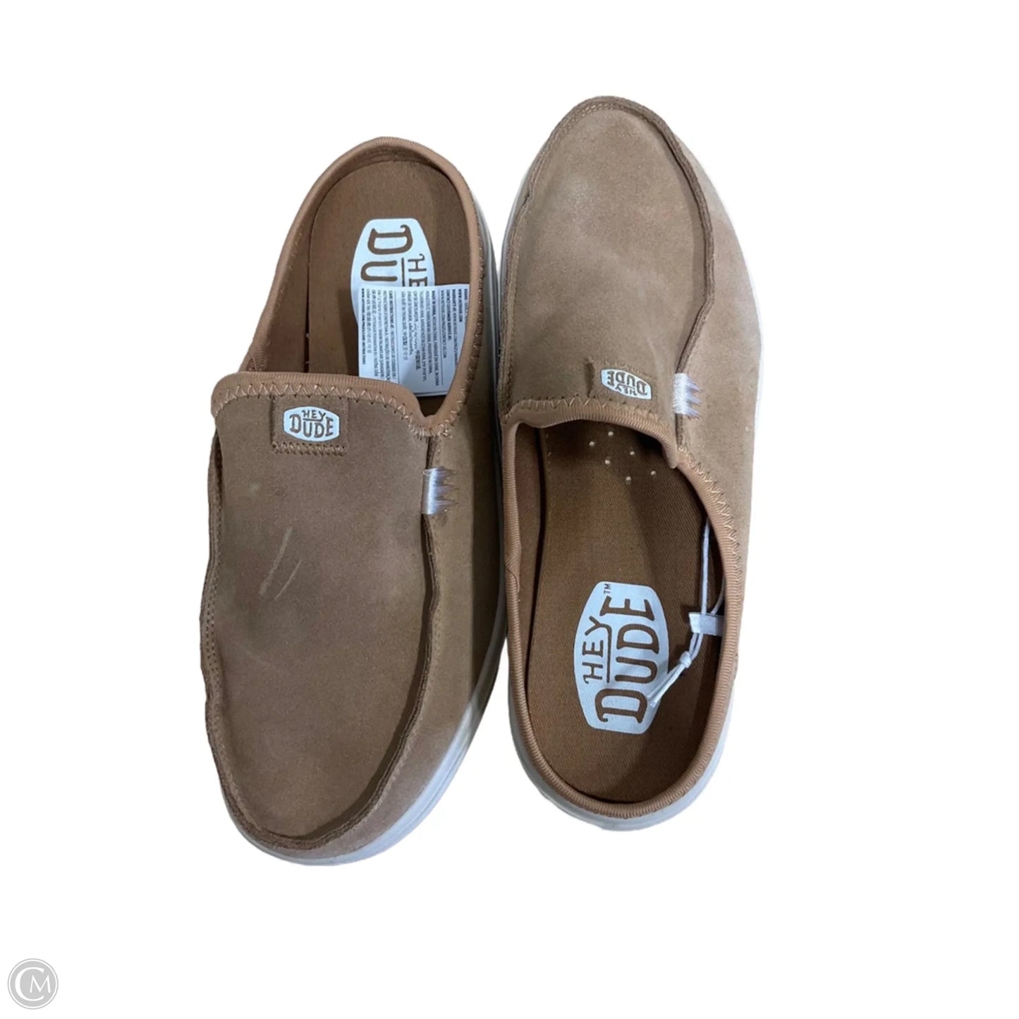 Shoes Flats By Hey Dude In Tan, Size: 8