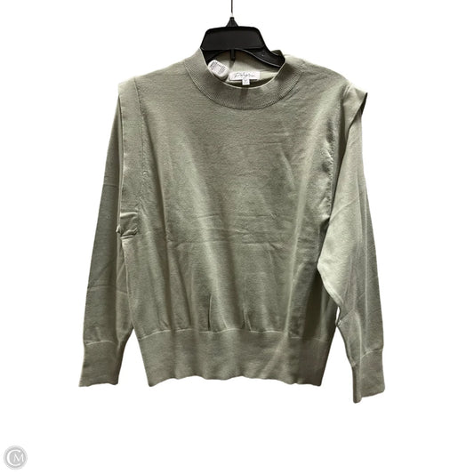 Top Long Sleeve By Polagram In Green, Size: M