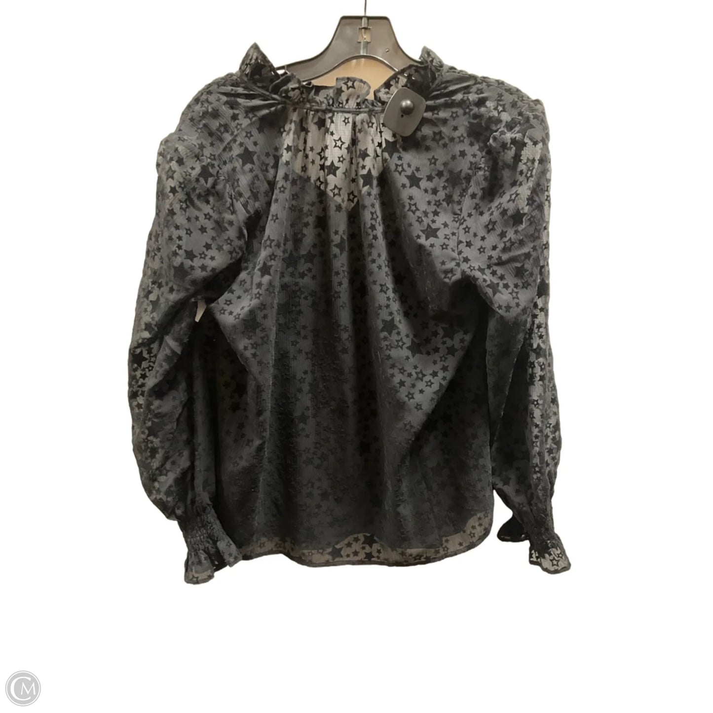 Top Long Sleeve By Loft In Black, Size: S