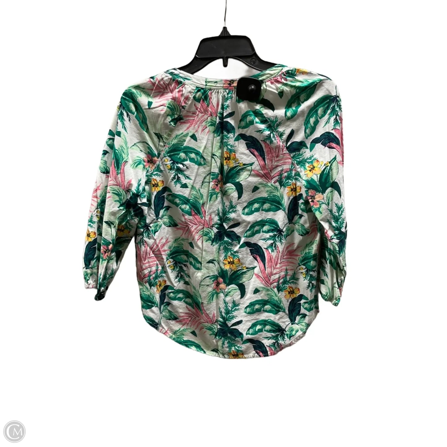Top Long Sleeve By Loft In Green, Size: Xs