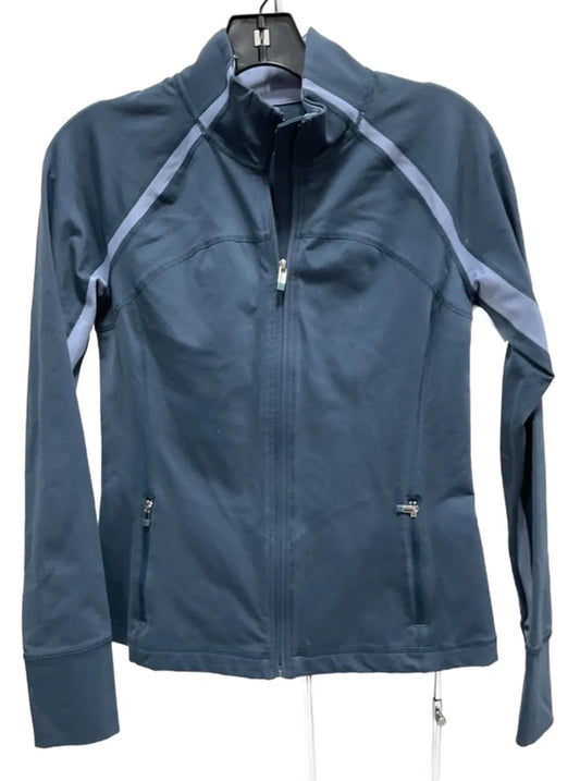 Athletic Jacket By Gapfit In Grey, Size: S
