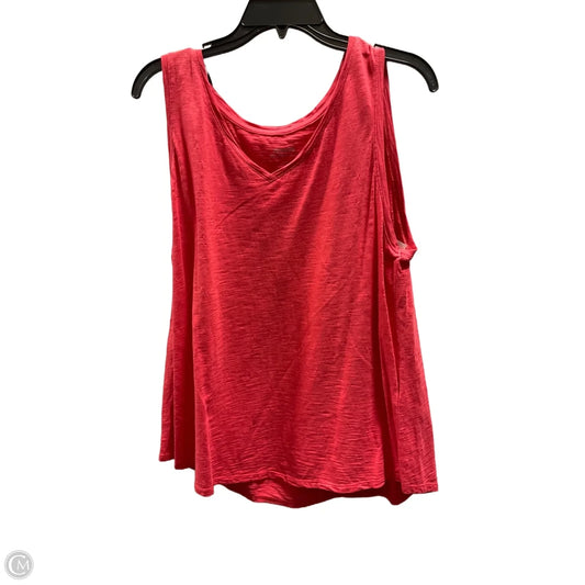 Top Sleeveless Basic By Chicos In Orange, Size: 1x