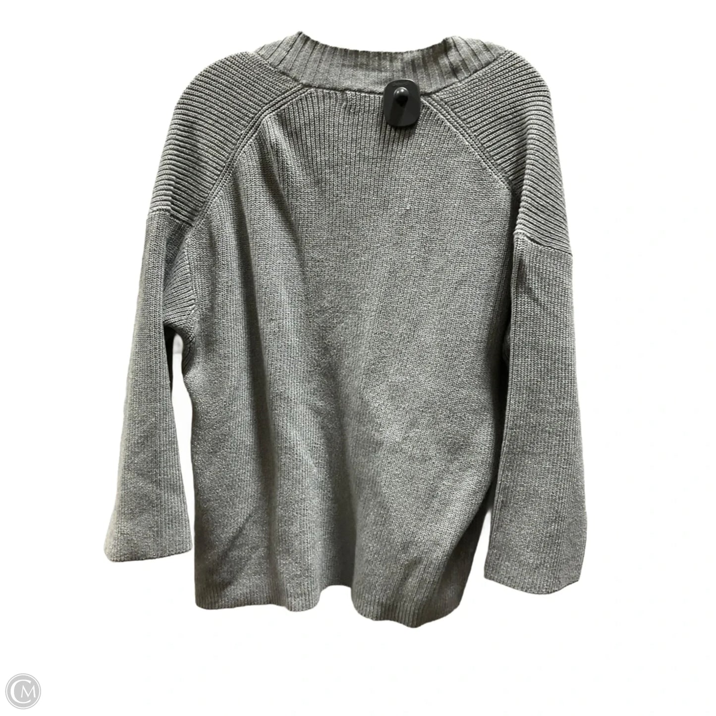 Sweater Cardigan By Cmb In Grey, Size: Xs