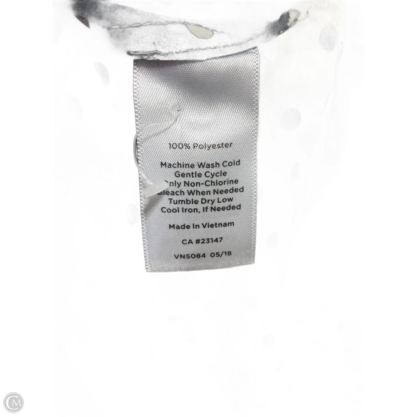 Top Sleeveless By Talbots In Polkadot Pattern, Size: Xl