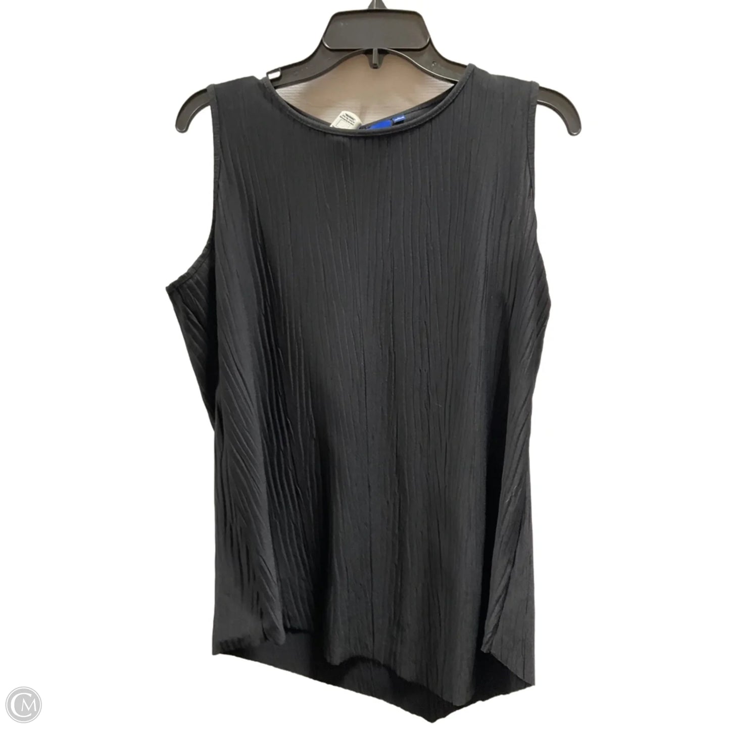 Top Sleeveless By Apt 9 In Black, Size: L