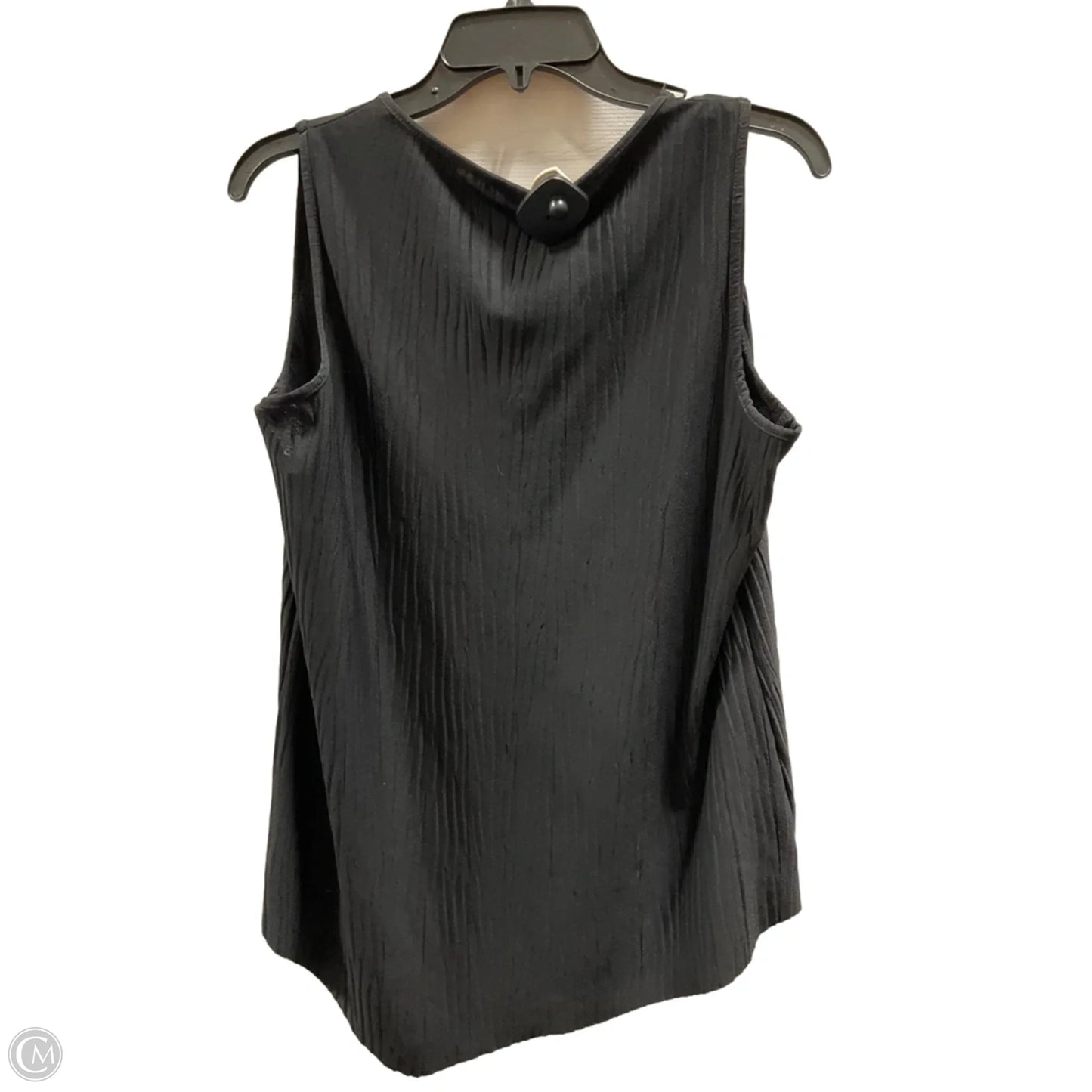 Top Sleeveless By Apt 9 In Black, Size: L