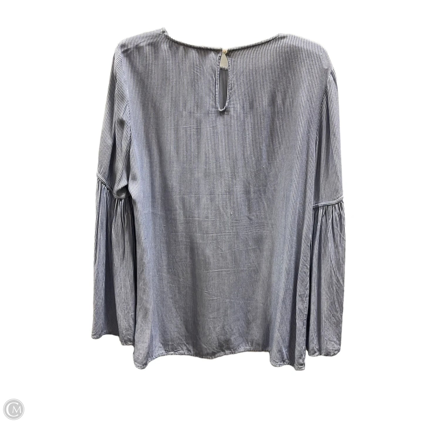 Top Long Sleeve By Beachlunchlounge In Blue, Size: M