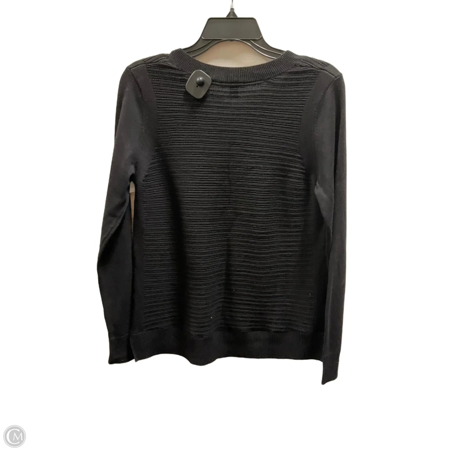 Top Long Sleeve By Hilary Radley In Black, Size: S