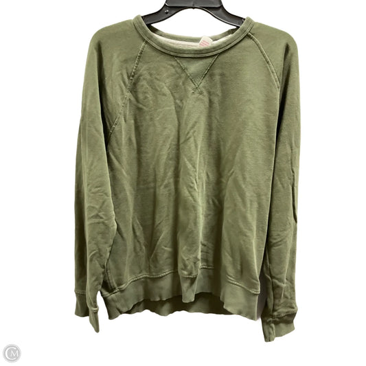 Top Long Sleeve Basic By Sonoma In Green, Size: M