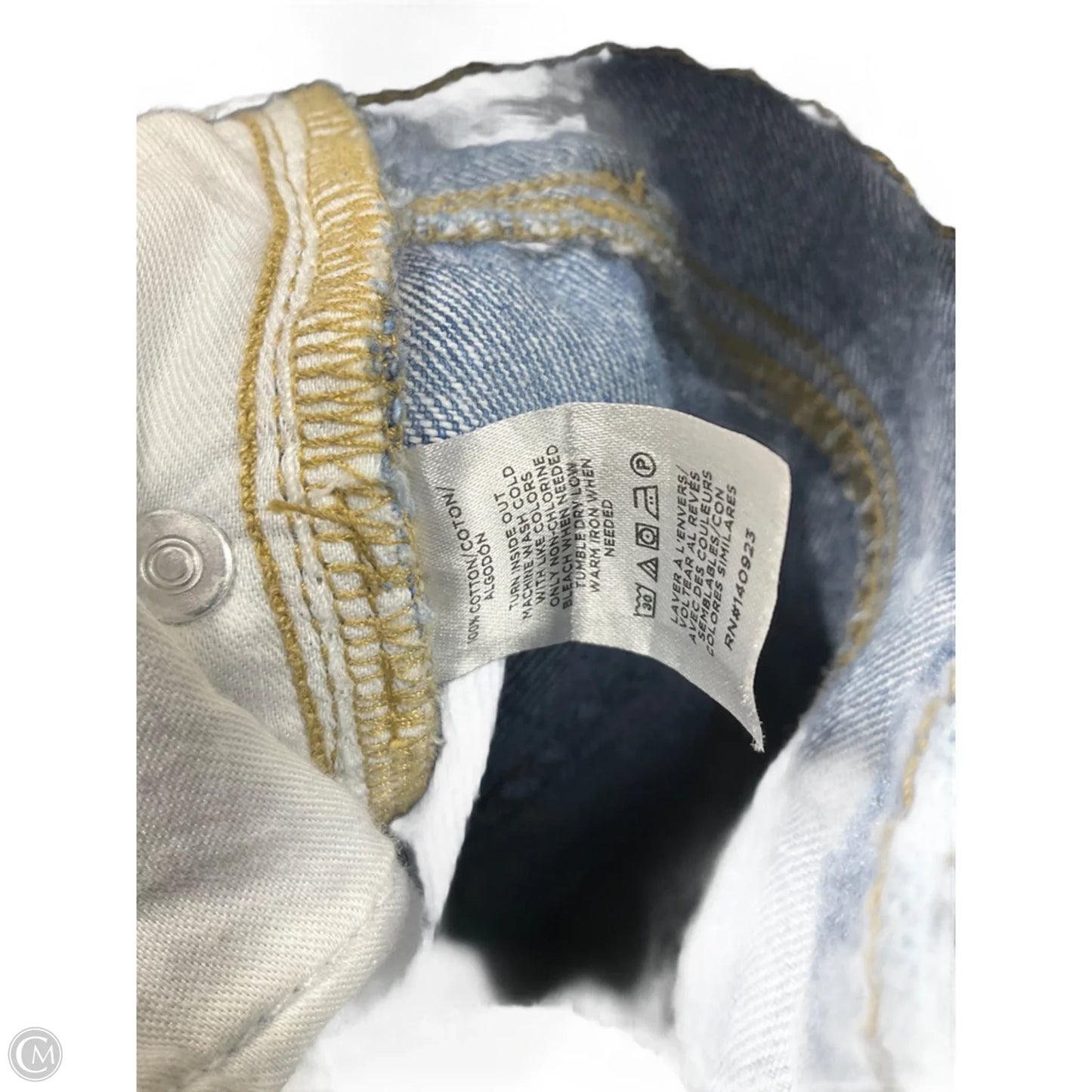 Jeans Boyfriend By Loft In Blue, Size: 4