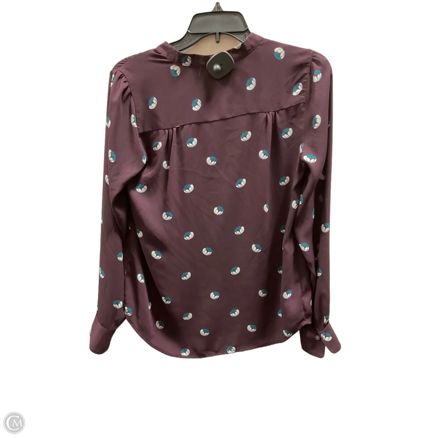 Top Long Sleeve By Loft In Purple, Size: Xs
