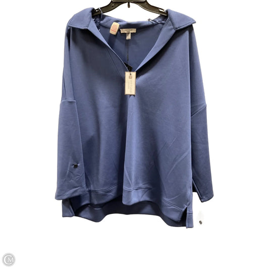 Top Long Sleeve By Cable And Gauge In Blue, Size: 3x