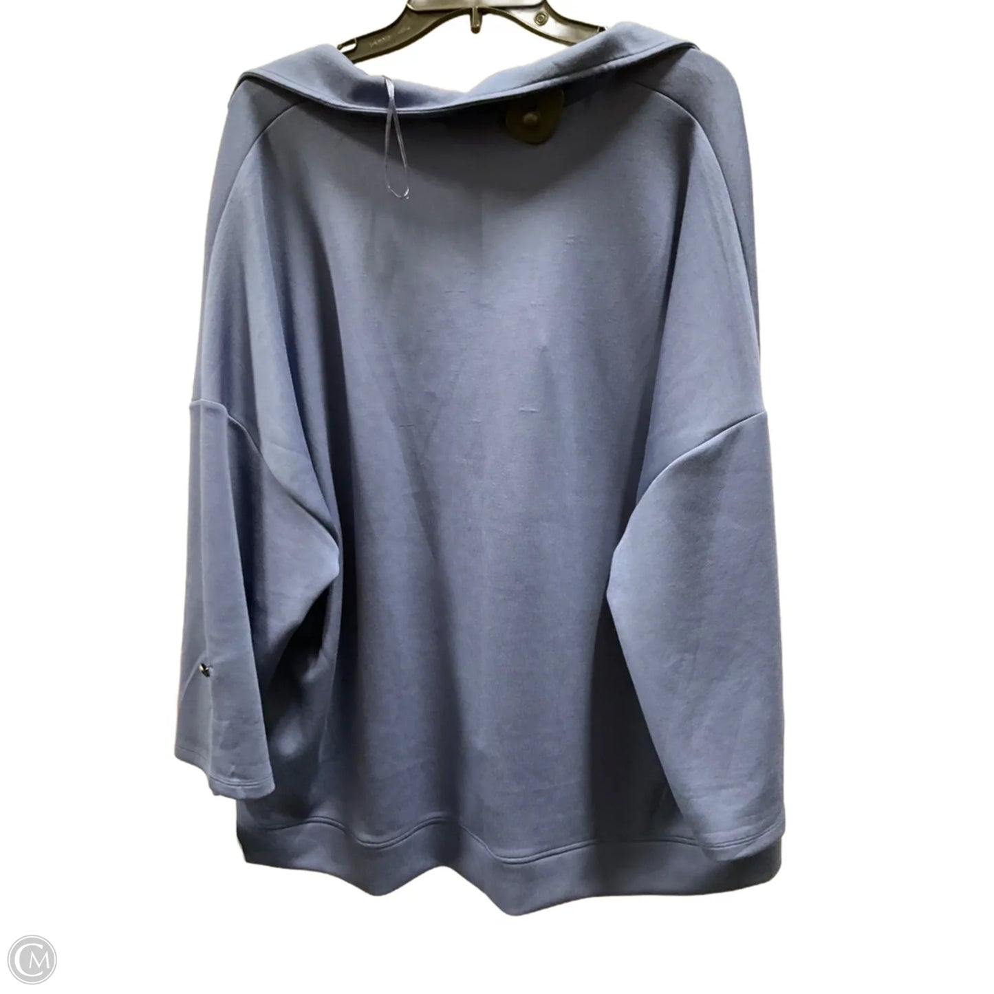 Top Long Sleeve By Cable And Gauge In Blue, Size: 3x