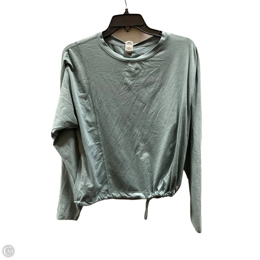 Athletic Top Long Sleeve Crewneck By Apana In Blue, Size: M