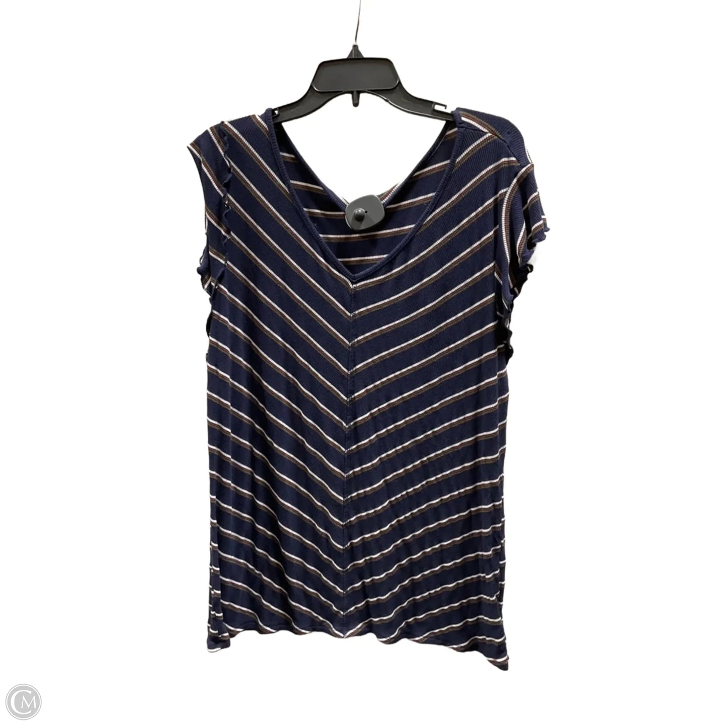 Top Short Sleeve By Torrid In Navy, Size: 3x