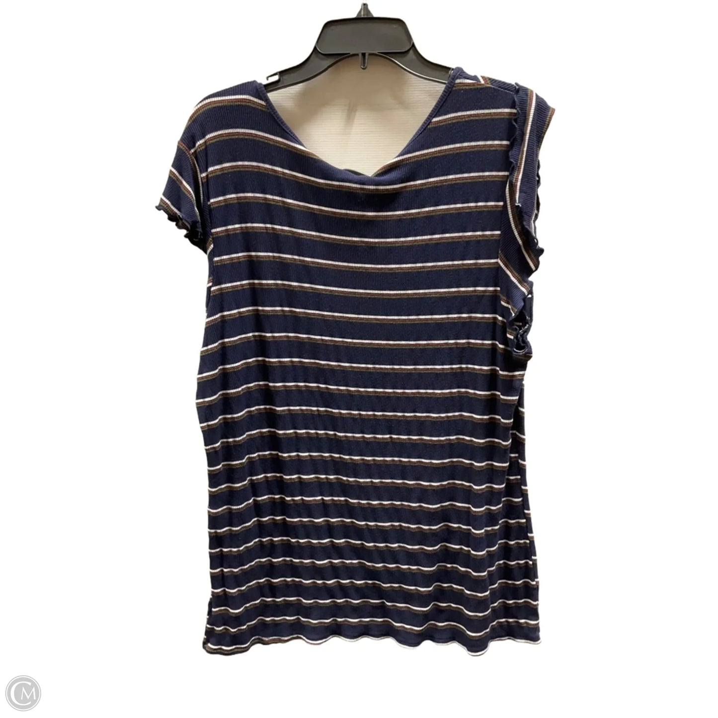 Top Short Sleeve By Torrid In Navy, Size: 3x
