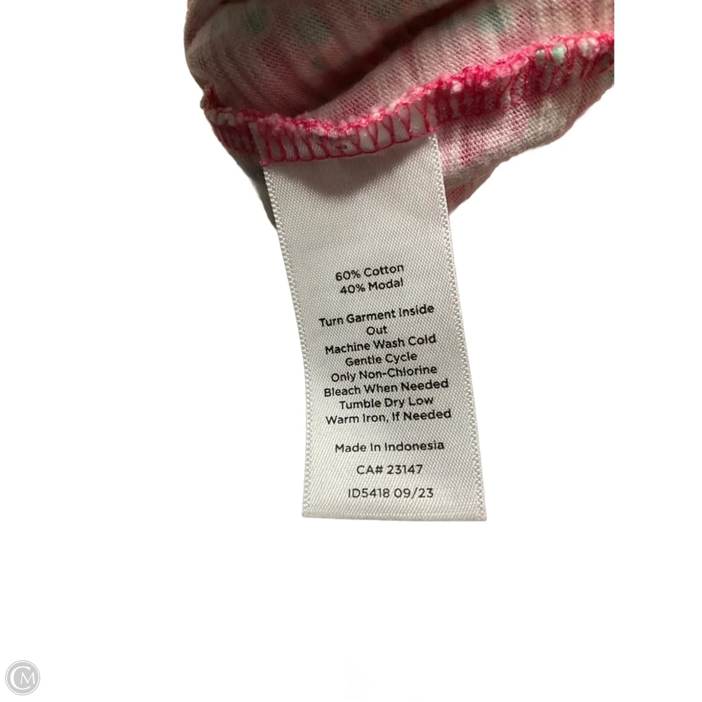 Top Long Sleeve By Talbots In Pink, Size: M