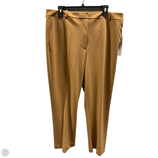 Pants Dress By Calvin Klein In Tan, Size: 16