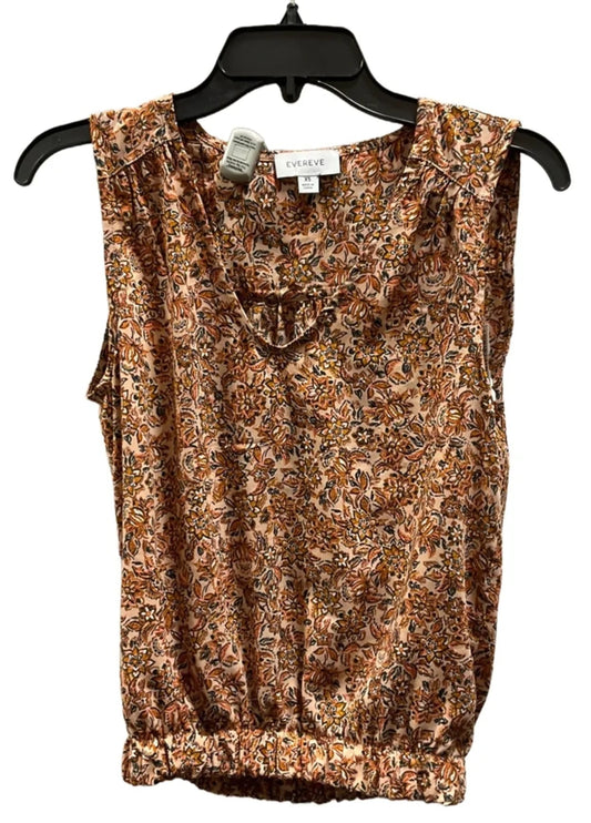 Top Sleeveless By Evereve In Brown, Size: Xs