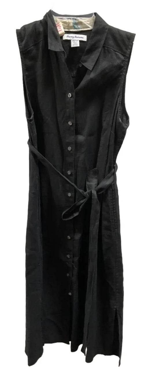 Dress Casual Midi By Tommy Bahama In Black, Size: Xs