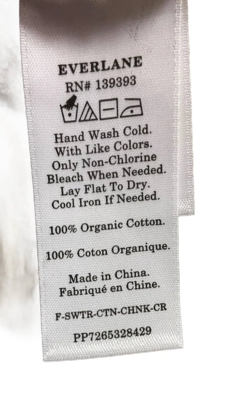 Sweater By Everlane In Cream, Size: S